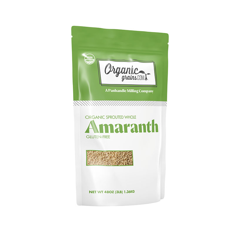 whole amaranth 3 pound product packaging